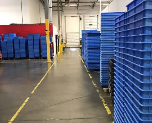 Domino’s Kent Distribution Center trays