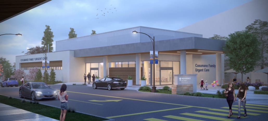 Providence St. Joseph Burbank: New Urgent Care Building - Swinerton