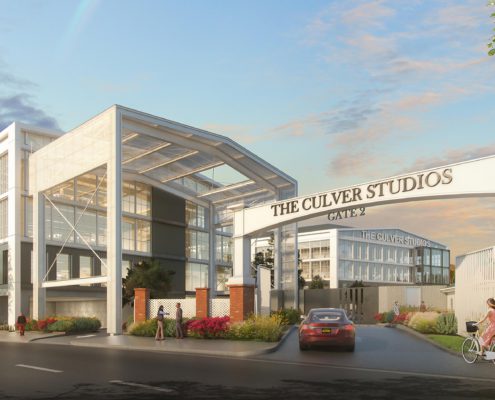 Rendering of The Culver Studios Office Complex
