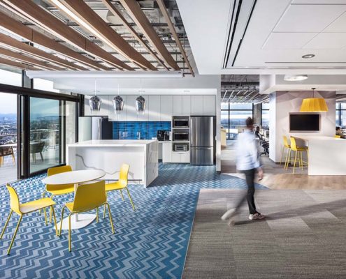 Interior shot of Corgan LA office