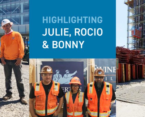 Highlighting Julie, Rocio, and Bonny