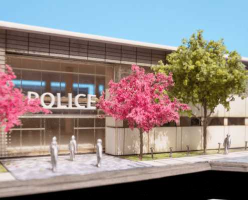 Rendering of City of South San Francisco's new Police Station