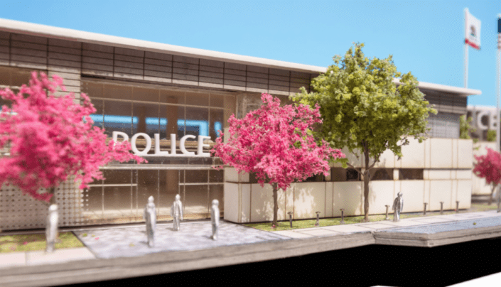 City-of-South-San-Francisco-Police-Station-Rendering Rendering of City of South San Francisco's new Police Station