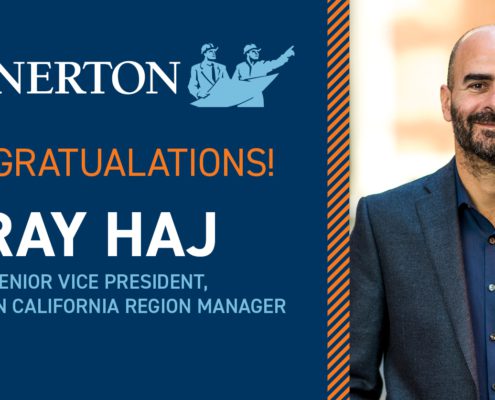 Congratulations Ray Haj, Senior Vice President SoCal Region Manager