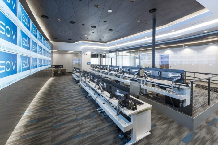 SOLV NAMED #1 NORTH AMERICAN O&M PROVIDER FOR A FOURTH YEAR IN A ROW SOLV’s Operations and Control Center (OCC) in San Diego offers monitoring, controls, diagnostics and dispatch for the renewable energy industry nationwide.