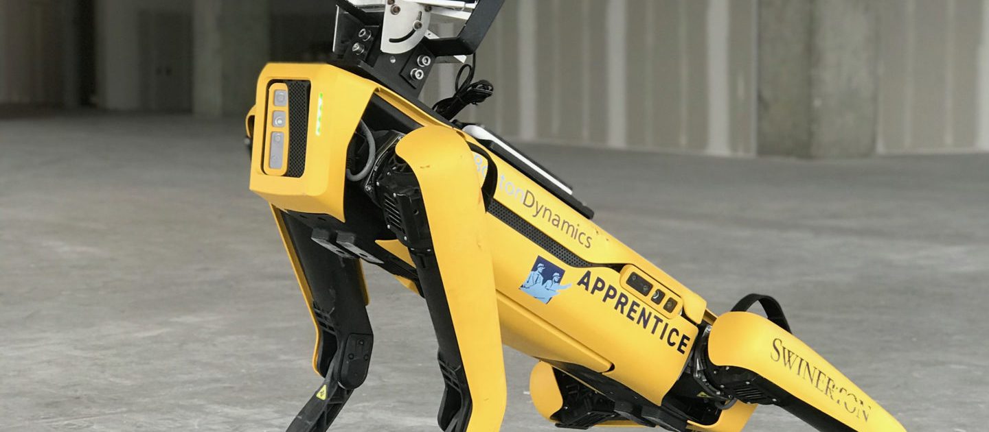 spot dog construction AI robot
