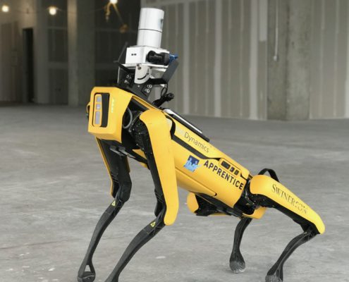 spot dog construction AI robot