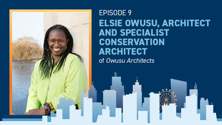 Architect and Specialist Conservation Architect, Elsie Owusu.