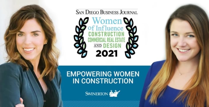Swinerton’s Liz Hawkins and Monika Iannone Named Top Women of Influence
