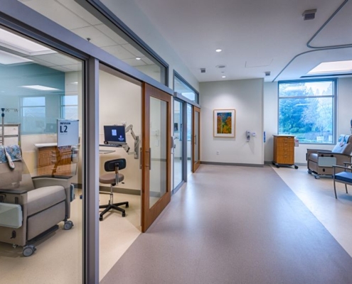 is a new outpatient facility on the existing John Muir Hospital Campus hallway