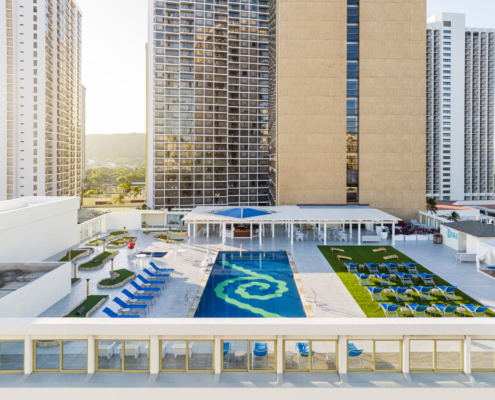 Hilton Waikiki Beach Pool Deck Renovation