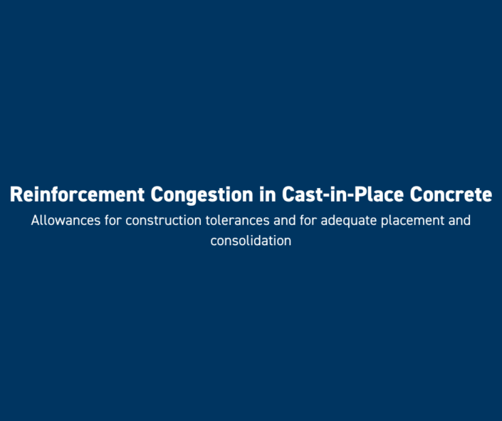 Reinforcement Congestion in Cast-in-Place Concrete