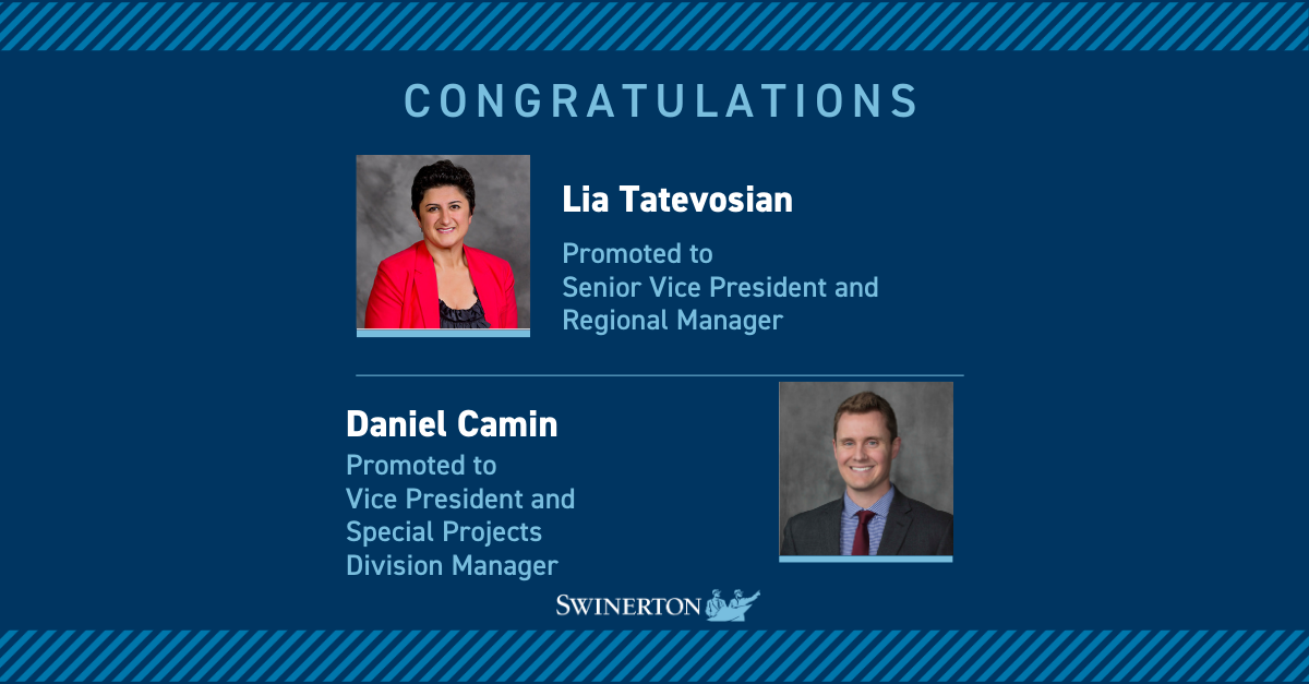 SWINERTON ELEVATES LEADERSHIP ROSTER WITH STRATEGIC APPOINTMENTS