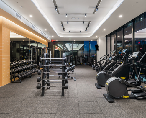 The Lindley fitness center