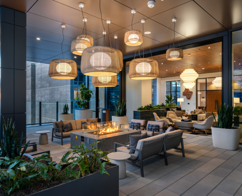 The Lindley patio