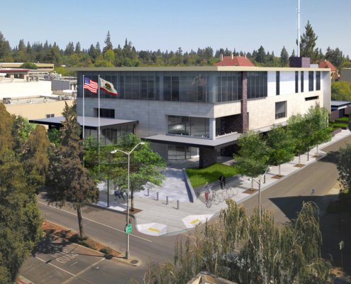 Palo Alto Public Safety Building Rendering