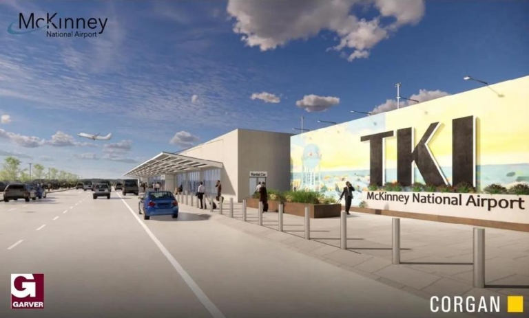 McKinney National Airport Commercial Terminal Rendering 1